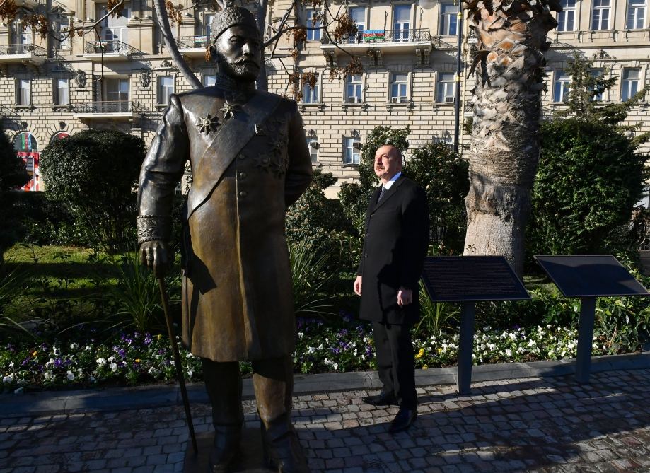 Prezident İlham Əliyev xeyriyyəçi Hacı Zeynalabdin Tağıyevin Bakıda ucaldılan abidəsinin açılışında iştirak edib (FOTO/VİDEO)(YENİLƏNİB)
