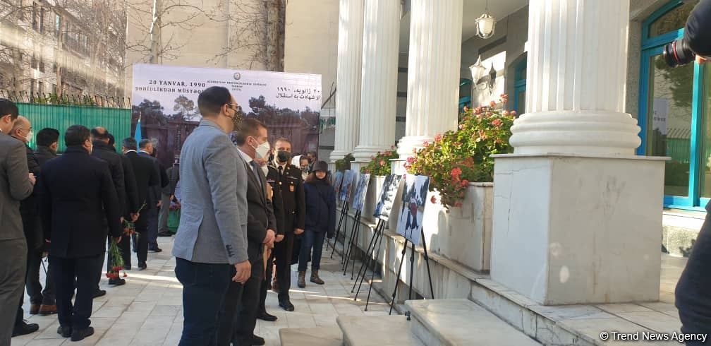 Tehranda 20 Yanvar faciəsinin ildönümü qeyd edilib (FOTO)