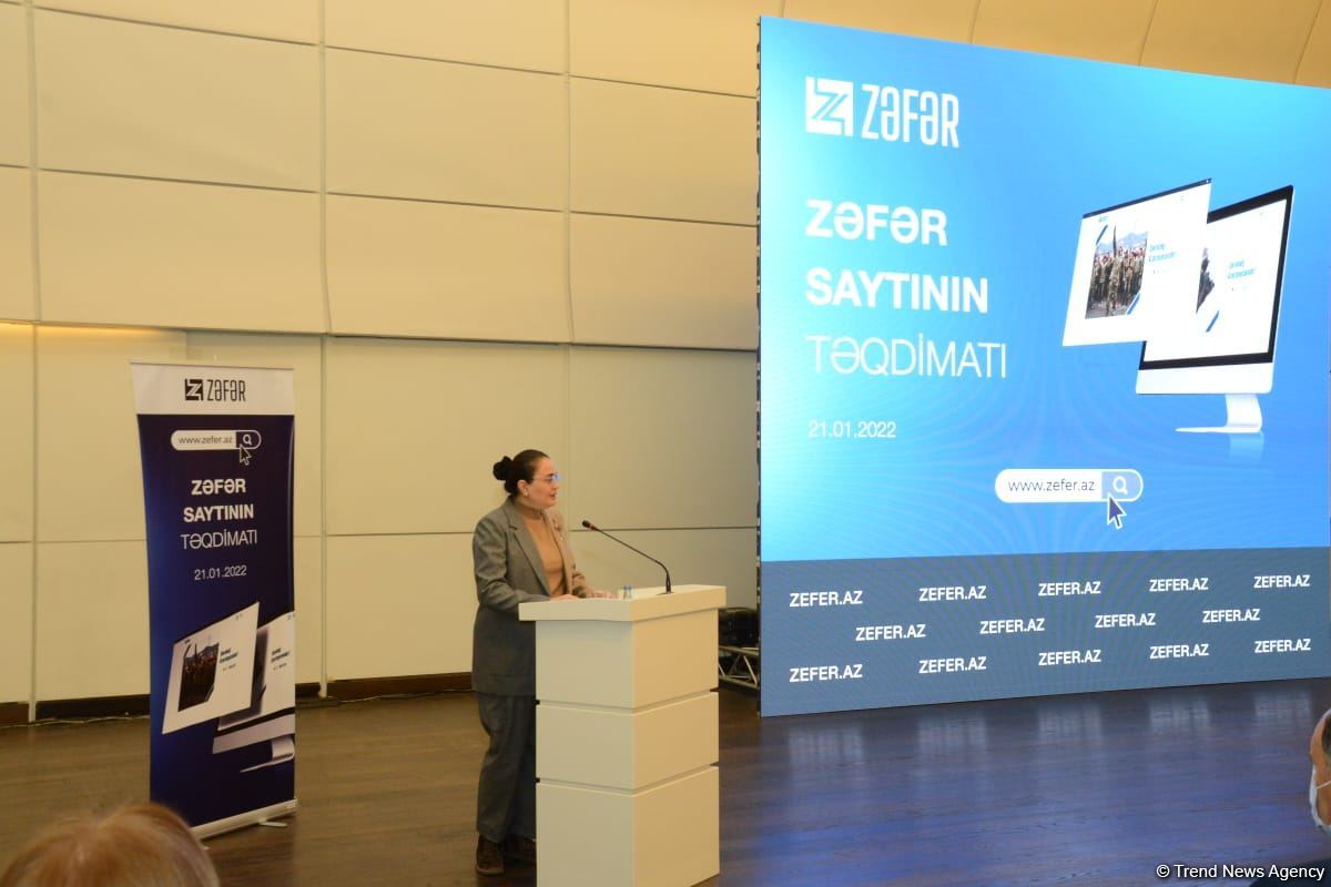 Vətən Müharibəsində Azərbaycan xalqının Zəfərinə həsr olunmuş 
“zefer.az” saytının təqdimatı keçirilib (FOTO)