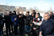 İlk sərnişin avtobusu Şuşaya çatıb (FOTO/VİDEO)