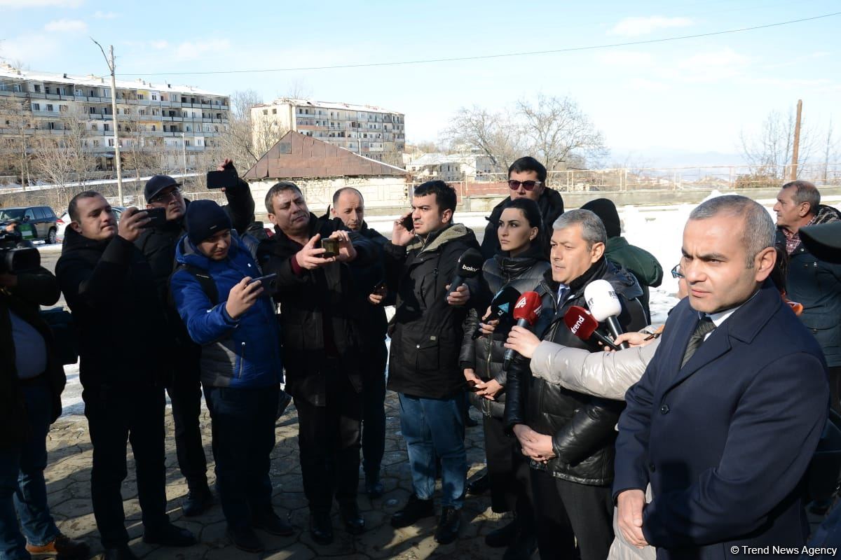 İlk sərnişin avtobusu Şuşaya çatıb (FOTO/VİDEO)