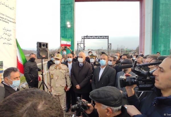 Astaraçay üzərində yeni körpünün təməli qoyulub (FOTO)