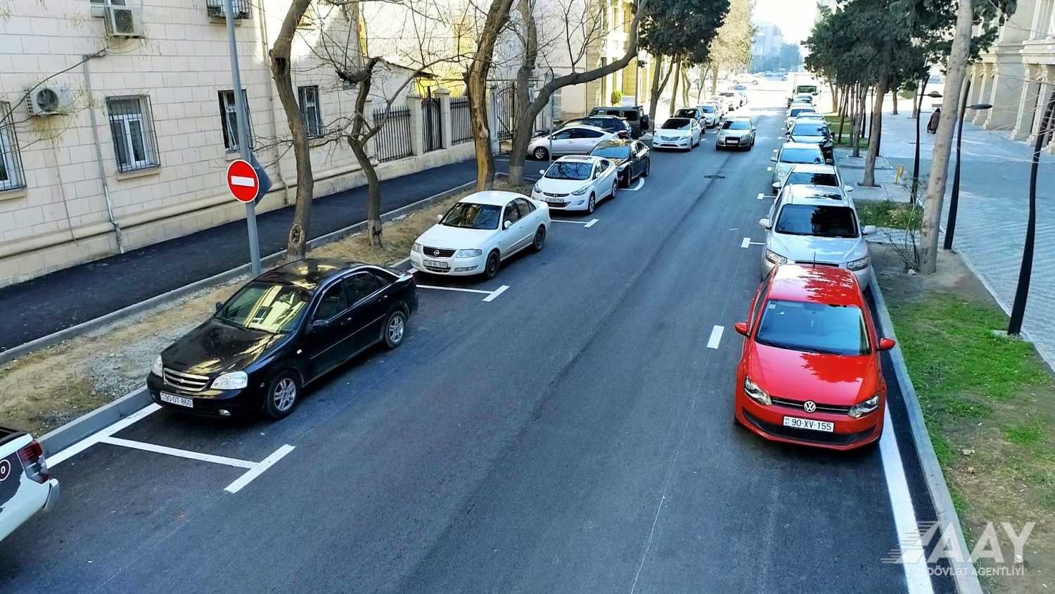 Bakıda daha bir küçə yenidən təmir edilib (FOTO/VİDEO)