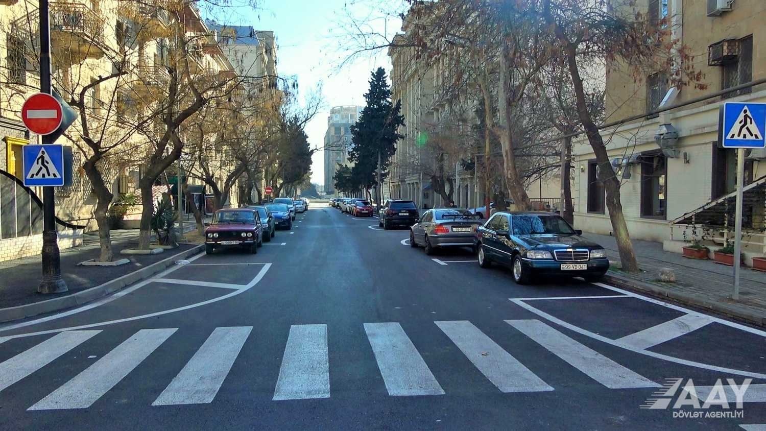 Bakıda daha bir küçə yenidən təmir edilib (FOTO/VİDEO)