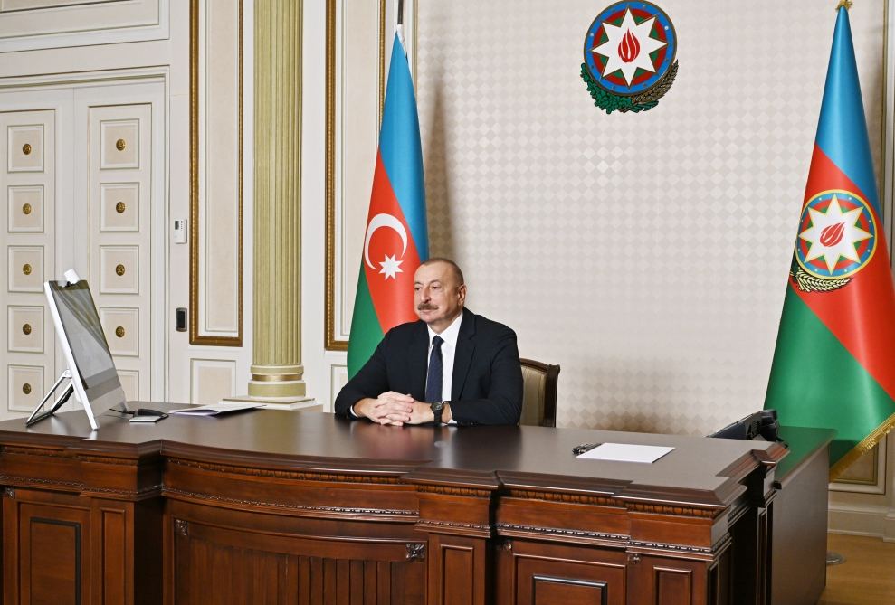 Prezident İlham Əliyev İranın yol və şəhərsalma nazirini videoformatda qəbul edib (FOTO/VİDEO) (YENİLƏNİB)