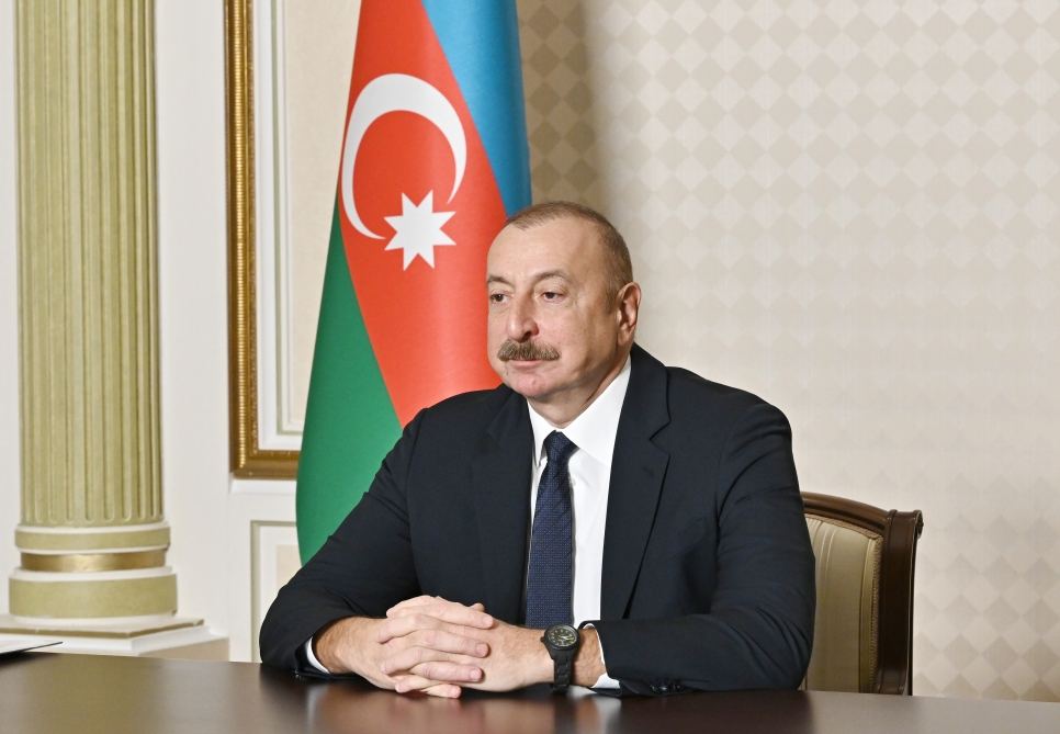 Prezident İlham Əliyev İranın yol və şəhərsalma nazirini videoformatda qəbul edib (FOTO/VİDEO) (YENİLƏNİB)