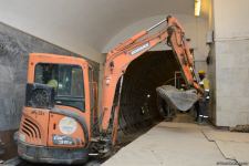 Metronun “Cəfər Cabbarlı” stansiyasında təmir işlərinin növbəti mərhələsi başlanıb (FOTO)