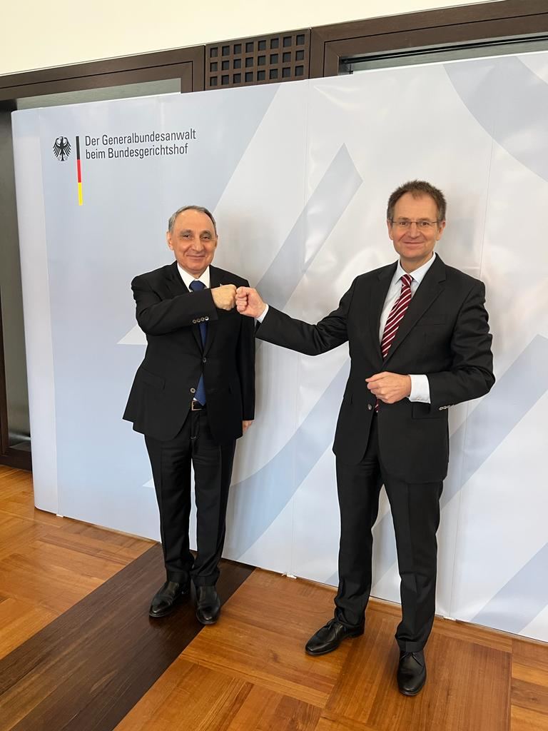 Kamran Əliyev Almaniyanın Federal Baş prokuroru ilə görüşüb (FOTO)