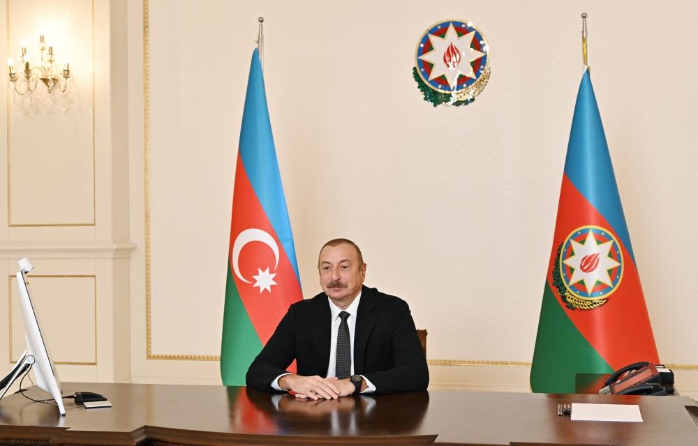 Prezident İlham Əliyev: Ermənistan və Azərbaycan arasında münaqişənin bitməsindən sonra regionda əməkdaşlıq üçün yeni imkanlar yaranıb