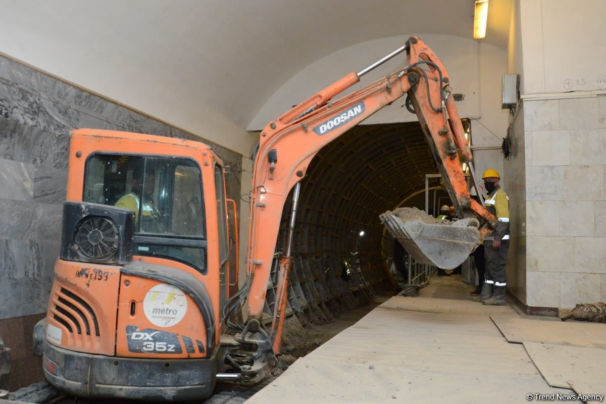 Metronun “Cəfər Cabbarlı” stansiyasında təmir işlərinin növbəti mərhələsi başlanıb (FOTO)