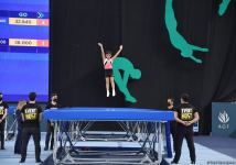 Milli Gimnastika Arenasında batut gimnastikası üzrə 6-cı, tamblinq üzrə 18-ci Azərbaycan Birinciliyi və Bakı Çempionatı start götürüb (FOTO)