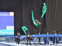 Milli Gimnastika Arenasında batut gimnastikası və tamblinq üzrə Azərbaycan Birinciliyi və Bakı Çempionatının qalibləri mükafatlandırılıb (FOTO)