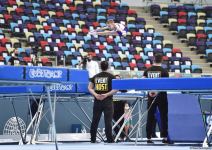 Batut gimnastikası üzrə Azərbaycan Birinciliyi və Bakı Çempionatında qaliblər müəyyənləşib - Mükafatlandırma mərasimi (FOTO)