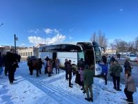 Növbəti sərnişin avtobusu Şuşaya çatıb (FOTO)