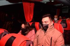 Şuşaya növbəti sərnişin avtobus reysi yola düşüb (FOTO/VİDEO)