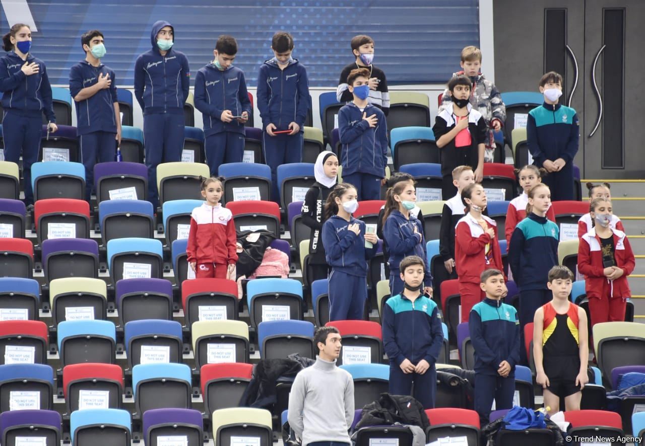 Milli Gimnastika Arenasında batut gimnastikası üzrə 6-cı, tamblinq üzrə 18-ci Azərbaycan Birinciliyi və Bakı Çempionatı start götürüb (FOTO)