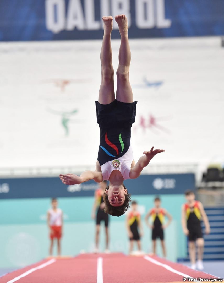 Batut gimnastikası üzrə Azərbaycan Birinciliyi və Bakı Çempionatında qaliblər müəyyənləşib - Mükafatlandırma mərasimi (FOTO)