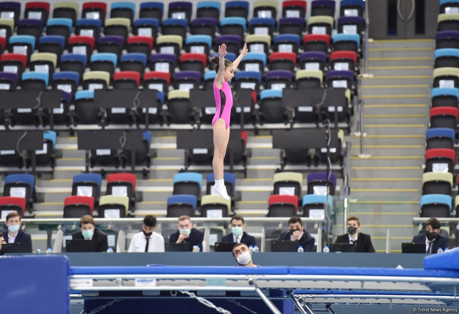 Batut gimnastikası üzrə Azərbaycan Birinciliyi və Bakı Çempionatında qaliblər müəyyənləşib - Mükafatlandırma mərasimi (FOTO)