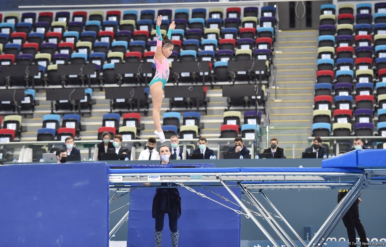 Batut gimnastikası üzrə Azərbaycan Birinciliyi və Bakı Çempionatında qaliblər müəyyənləşib - Mükafatlandırma mərasimi (FOTO)