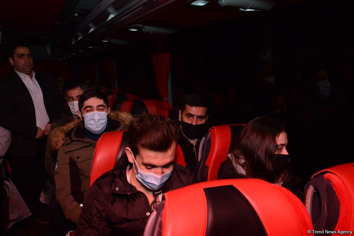 Şuşaya növbəti sərnişin avtobus reysi yola düşüb (FOTO/VİDEO)