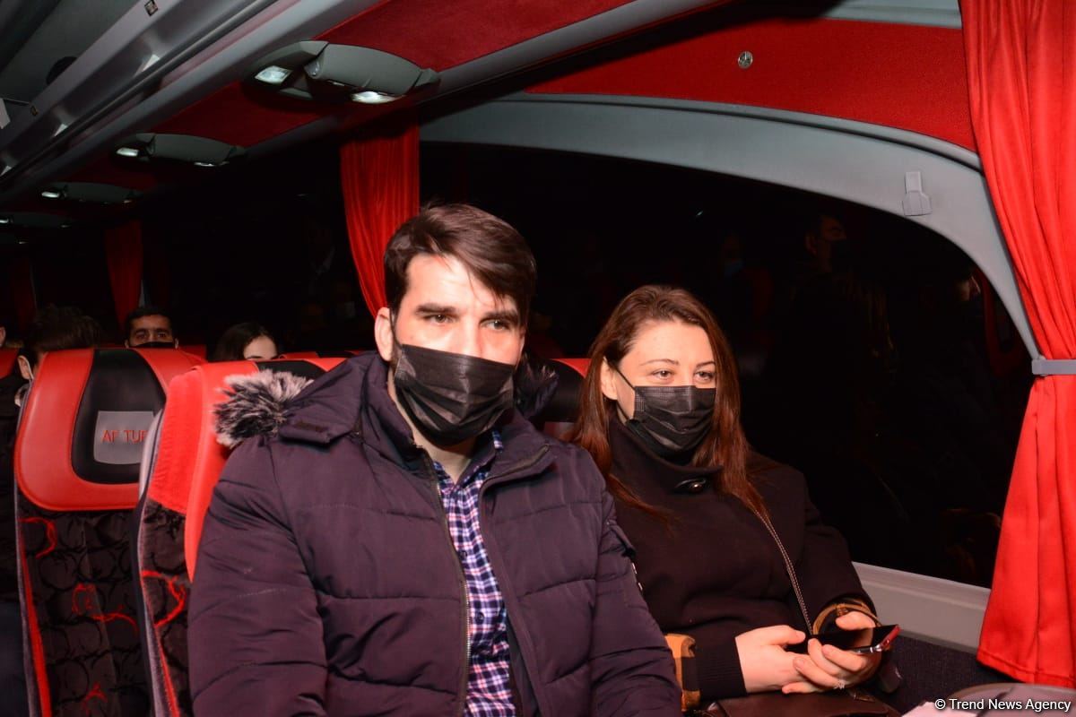 Şuşaya növbəti sərnişin avtobus reysi yola düşüb (FOTO/VİDEO)