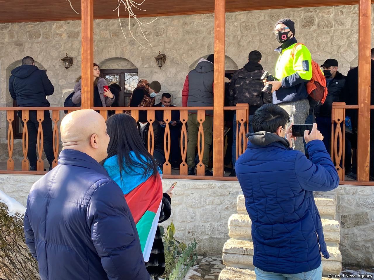 Bu gün Şuşaya səfər edənlər bu ərazilərdə olublar (FOTO)