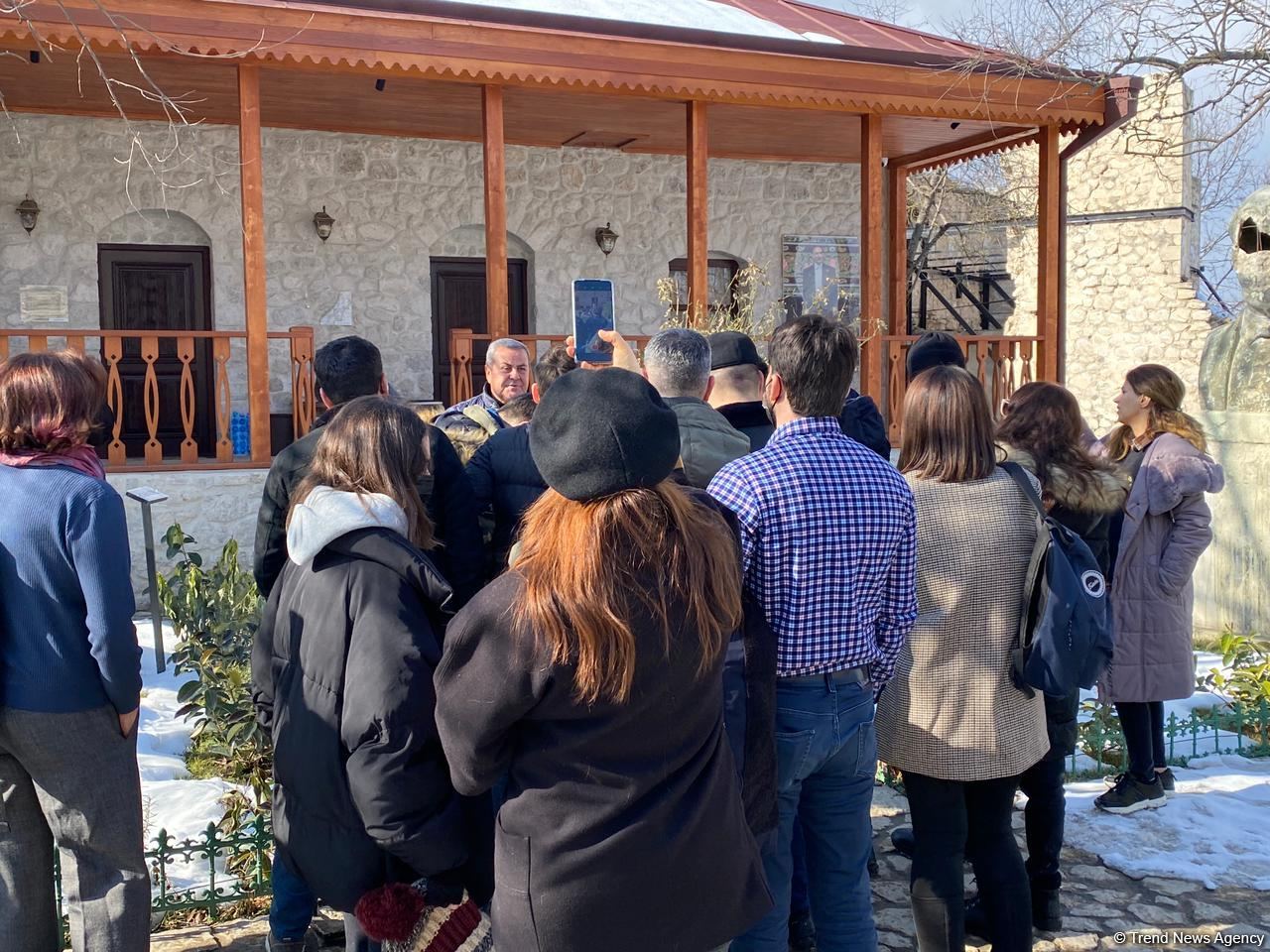 Bu gün Şuşaya səfər edənlər bu ərazilərdə olublar (FOTO)