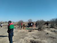 Bakıdan gedən növbəti sərnişinlər Ağdamda (FOTO)