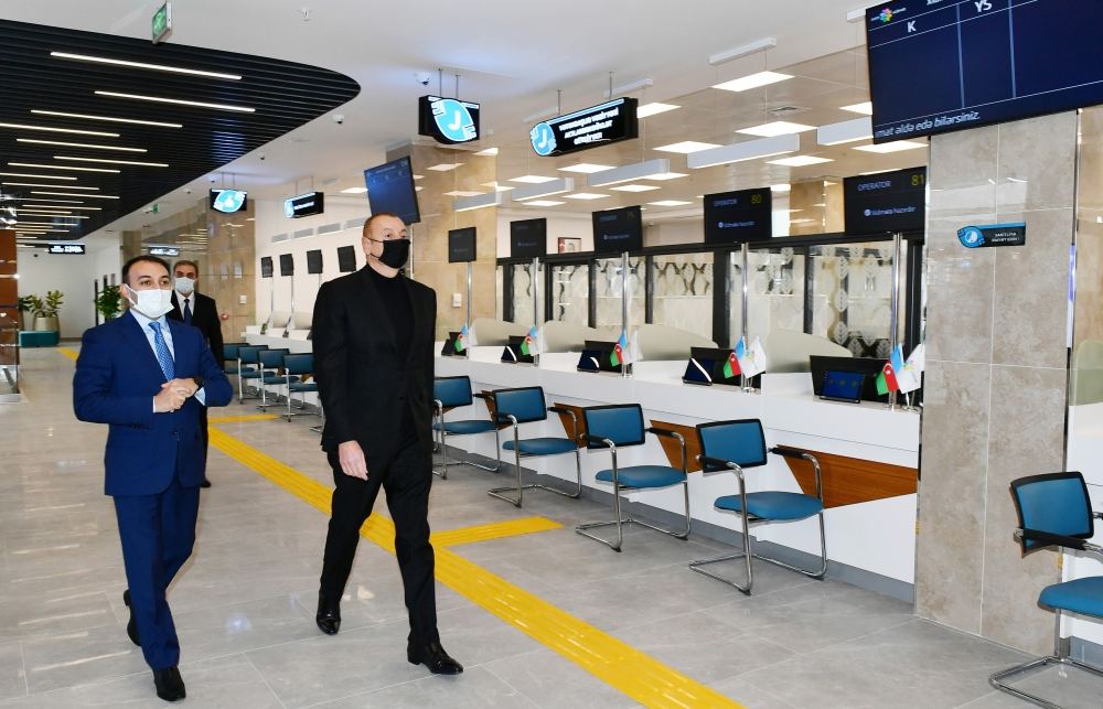 Prezident İlham Əliyev 2 saylı Gəncə regional “ASAN xidmət” Mərkəzinin açılışını edib (YENİLƏNİB) (FOTO/VİDEO)