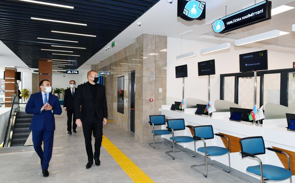 Prezident İlham Əliyev 2 saylı Gəncə regional “ASAN xidmət” Mərkəzinin açılışını edib (YENİLƏNİB) (FOTO/VİDEO)