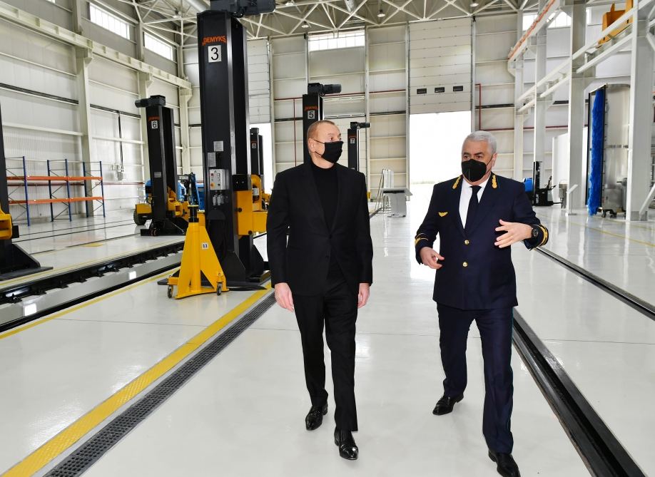 Prezident İlham Əliyev “Azərbaycan Dəmir Yolları” QSC-nin lokomotiv deposunun açılışında iştirak edib (YENİLƏNİB) (FOTO/VİDEO)