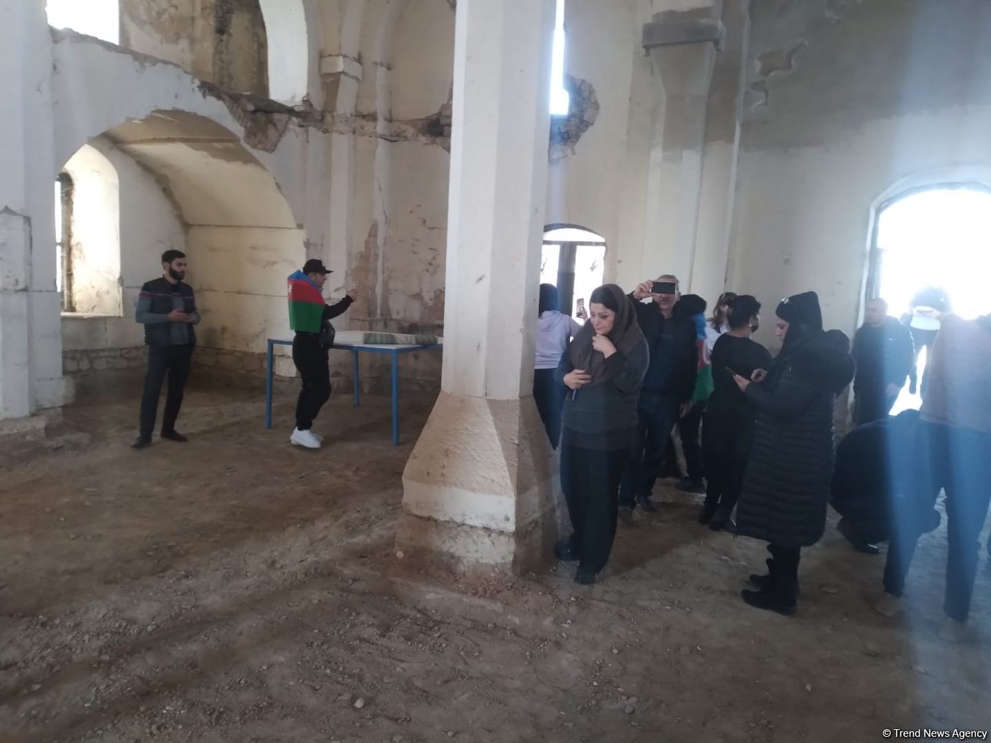 Bakıdan gedən növbəti sərnişinlər Ağdamda (FOTO)