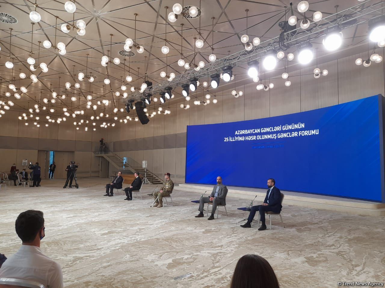 Gənclər Forumu çərçivəsində panel müzakirələri olub (FOTO)
