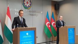 Azərbaycan və Macarıstan XİN rəhbərləri birgə mətbuat konfransı keçirib -  (FOTO/VİDEO)
