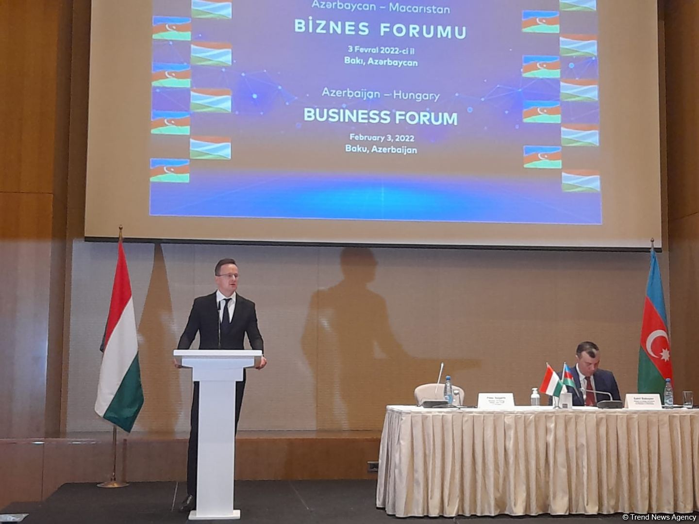 Bakıda Azərbaycan-Macarıstan biznes forumu keçirilib (FOTO)