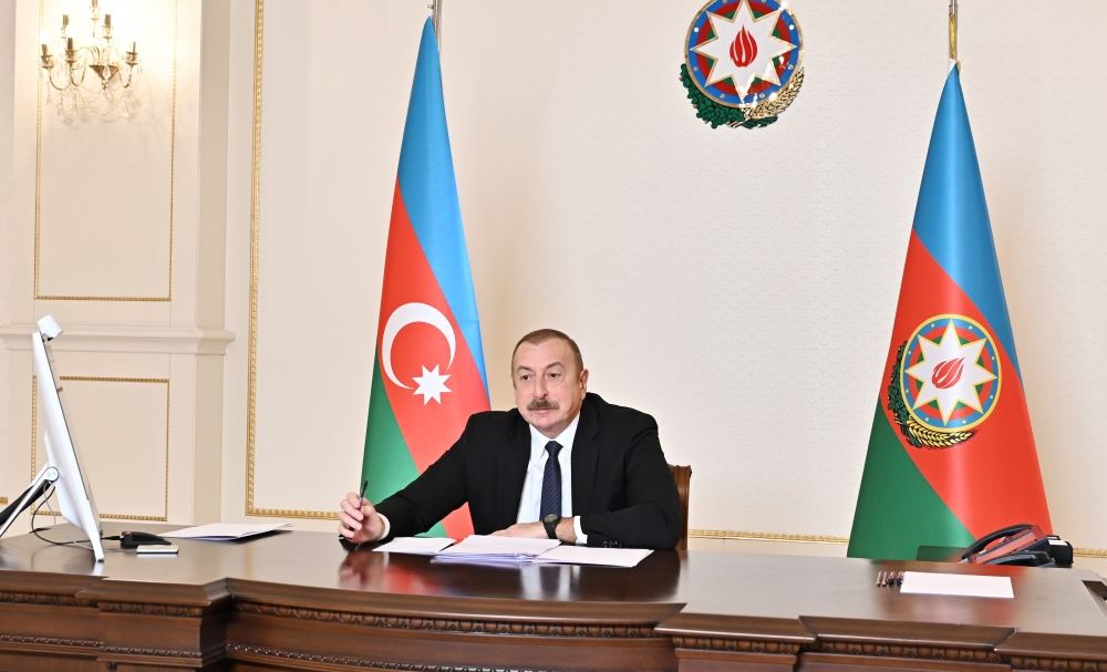 Prezident İlham Əliyevin, Fransa Prezidentinin, Avropa İttifaqı Şurasının Prezidentinin və Ermənistanın baş nazirinin iştirakı ilə videoformatda görüş keçirilib (FOTO/VİDEO) (YENİLƏNİB)