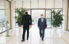 Prezident İlham Əliyev “Qobu” Enerji Qovşağının açılışında iştirak edib (FOTO/VİDEO) (YENİLƏNİB)