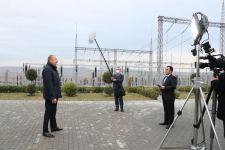 Prezident İlham Əliyev “Qobu” Enerji Qovşağının açılışında iştirak edib (FOTO/VİDEO) (YENİLƏNİB)