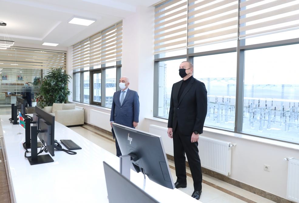 Prezident İlham Əliyev “Qobu” Enerji Qovşağının açılışında iştirak edib (FOTO/VİDEO) (YENİLƏNİB)