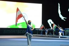 Bakıda batut gimnastikası üzrə Dünya Kubokunun açılış mərasimi keçirilib (FOTO)