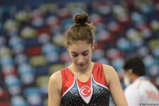 Bakıda keçirilən batut gimnastikası üzrə Dünya Kubokunun ilk günündən maraqlı anlar (FOTO)