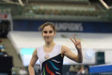 Bakıda keçirilən batut gimnastikası üzrə Dünya Kubokunun ilk günündən maraqlı anlar (FOTO)