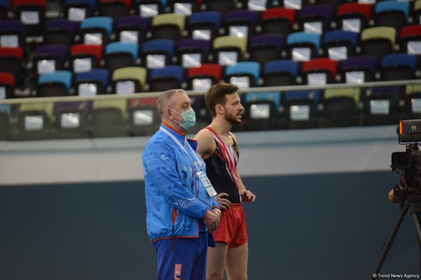 Bakıda batut gimnastikası üzrə Dünya Kubokunun birinci günü start götürüb (FOTO)