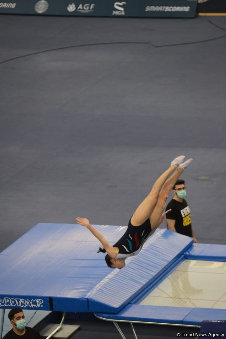Gimnastımız batut üzrə Dünya Kubokunda finala yüksəlib (FOTO)