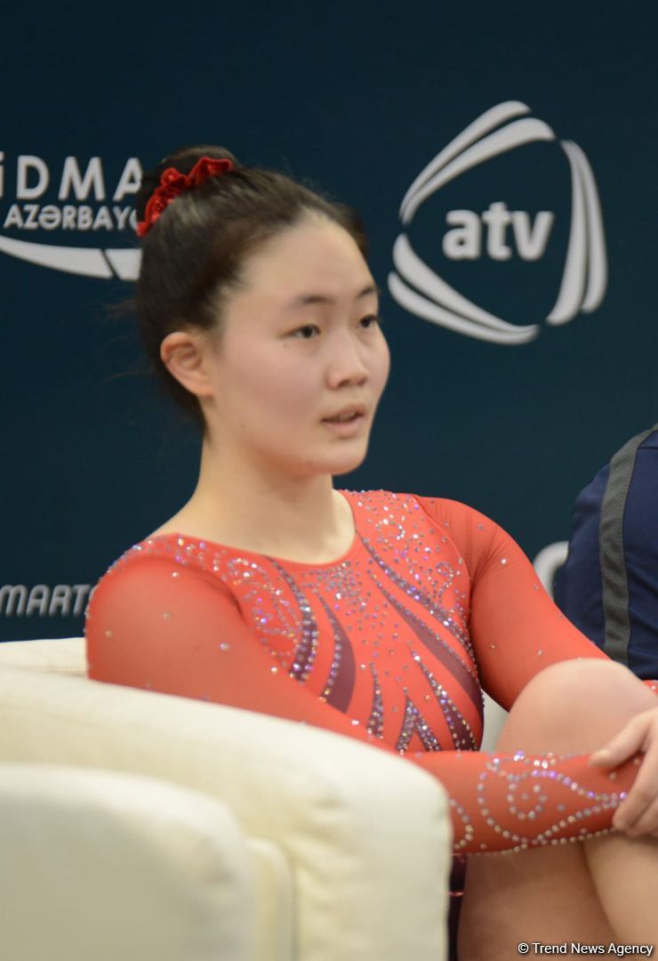 Bakıda batut gimnastikası üzrə Dünya Kubokunun final yarışlarına start verilib (FOTO)