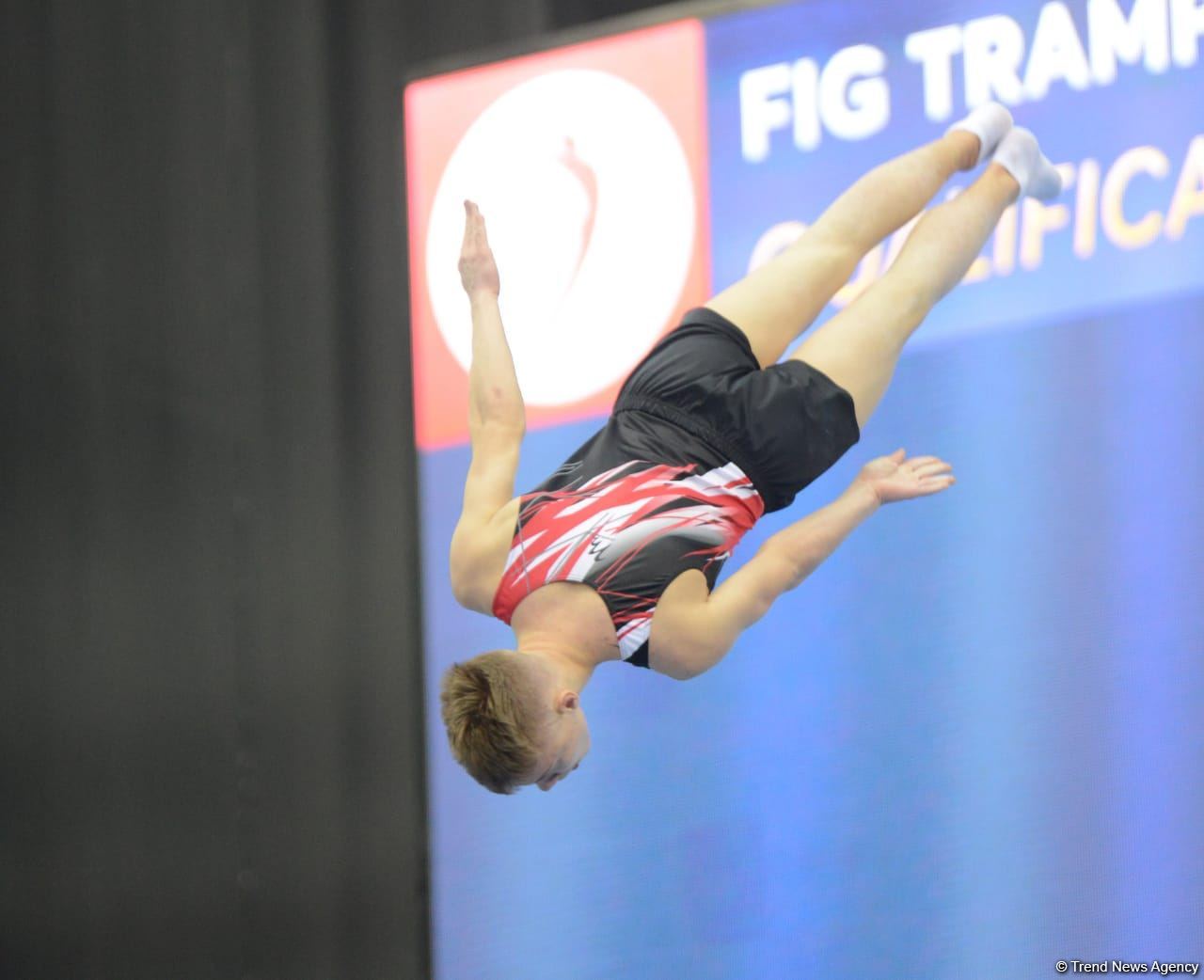 Bakıda batut gimnastikası üzrə Dünya Kubokunun final gününə start verilib (FOTO)