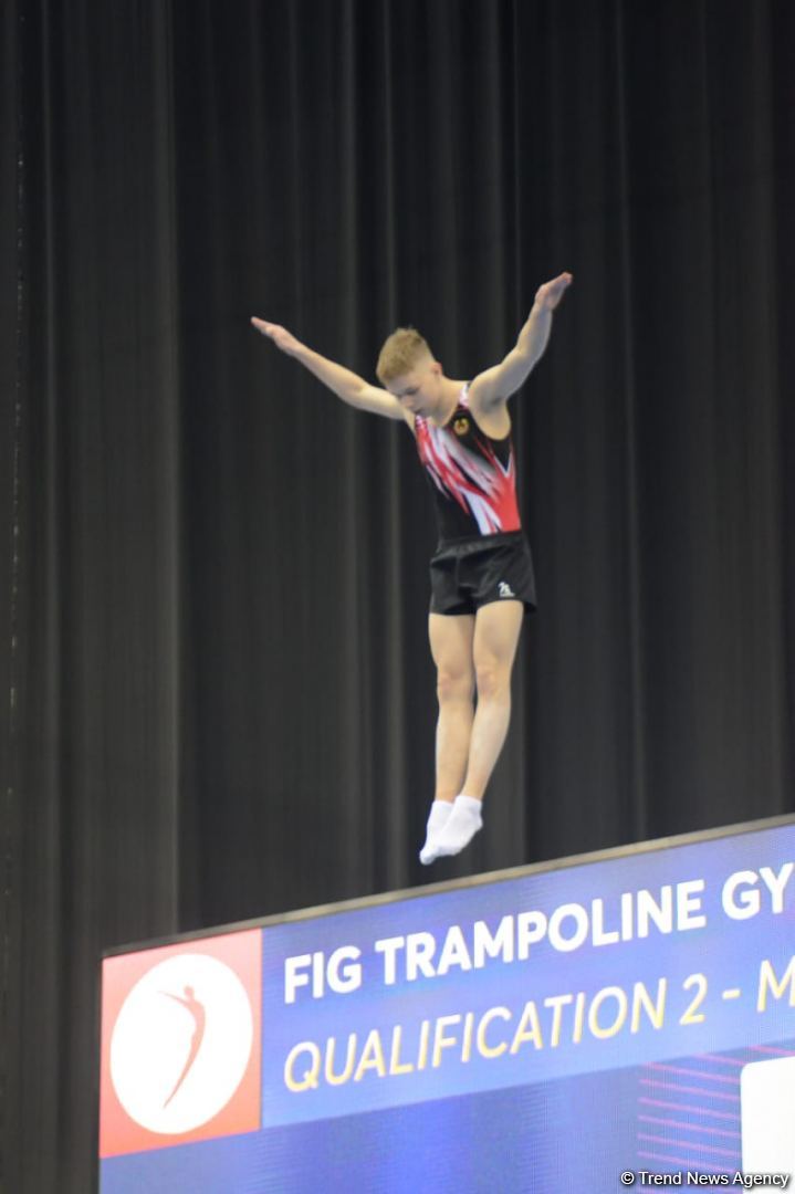 Bakıda batut gimnastikası üzrə Dünya Kubokunun final gününə start verilib (FOTO)