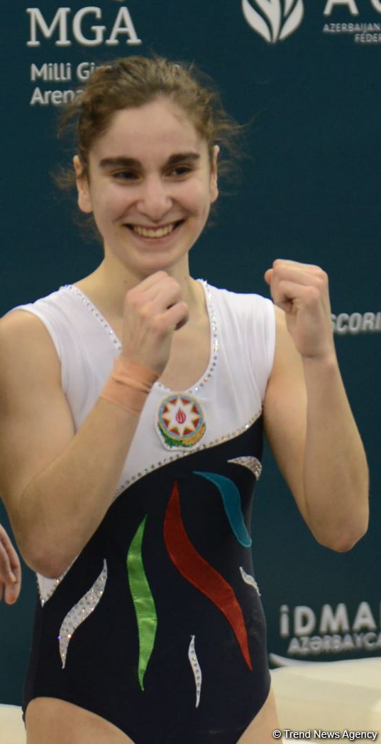 Azərbaycan gimnastı batut gimnastikası üzrə Dünya Kubokunun gümüş medalını qazanıb (FOTO)