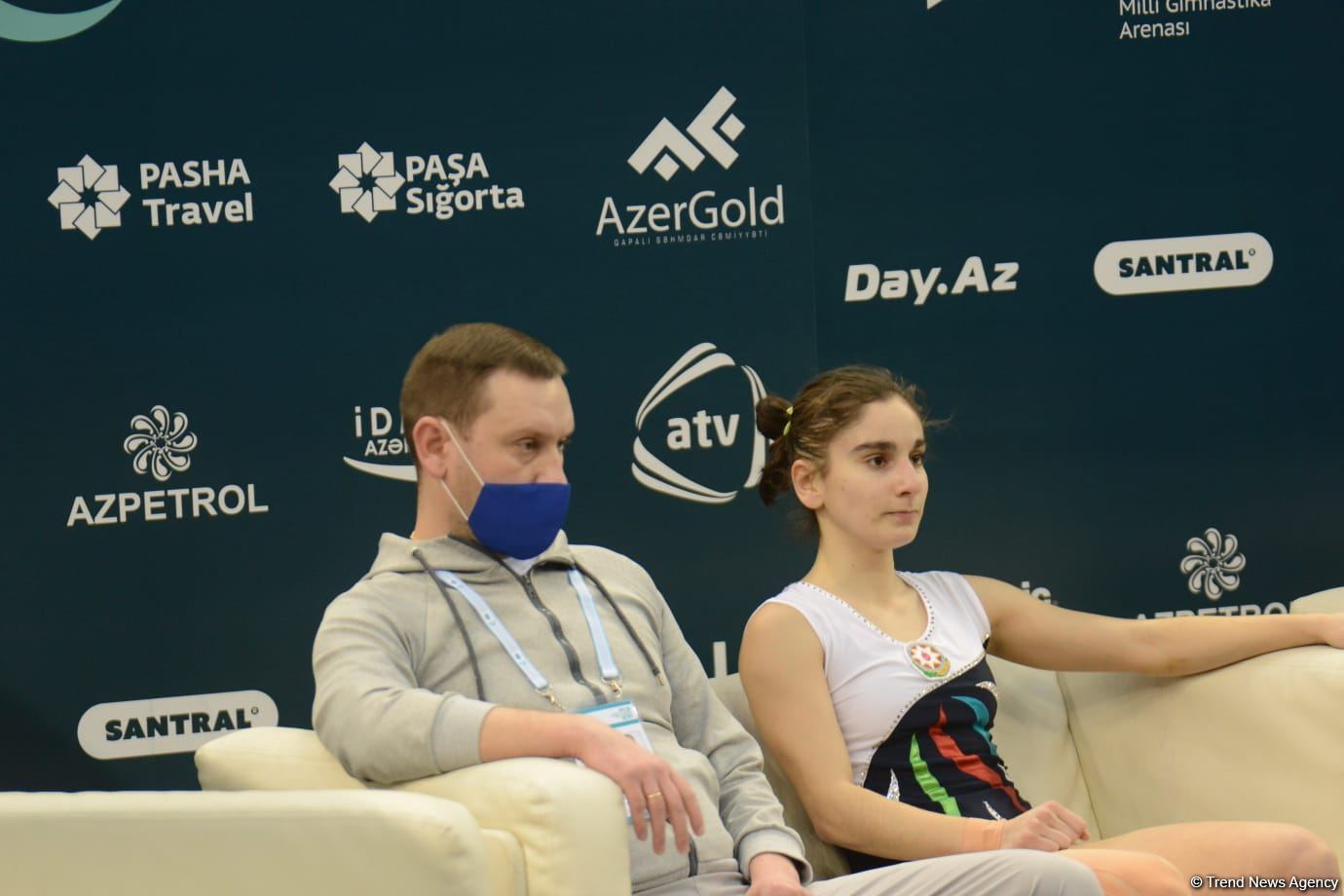 Azərbaycan gimnastı batut gimnastikası üzrə Dünya Kubokunun gümüş medalını qazanıb (FOTO)