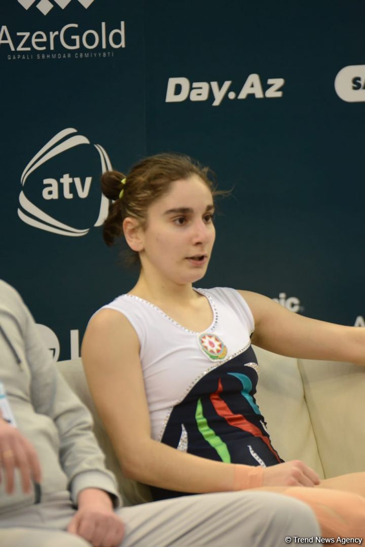 Azərbaycan gimnastı batut gimnastikası üzrə Dünya Kubokunun gümüş medalını qazanıb (FOTO)
